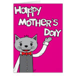 Carte de Mother'sDay du Meow du chat