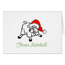 Carte de Navidad d'ouatine