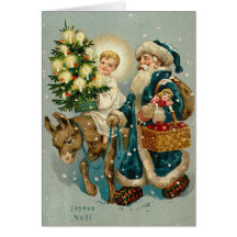 Carte de Noël allemande vintage