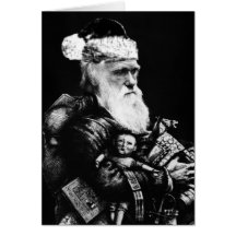 Carte de Noël athée de Darwin