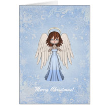 Carte de Noël d'ange