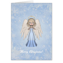 Carte de Noël d'ange