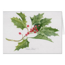 Carte de Noël d'aquarelle 09CCS2-6