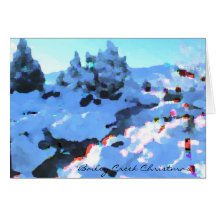 Carte de Noël de crique de Bailey