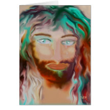 Carte de Noël de la compassion du Christ