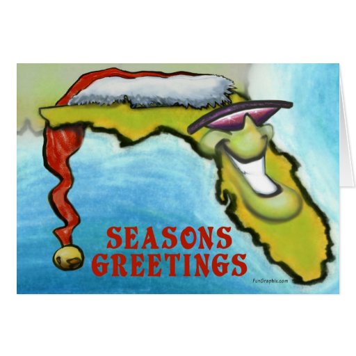 Carte de Noël de la Floride