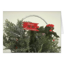 Carte de Noël de panier