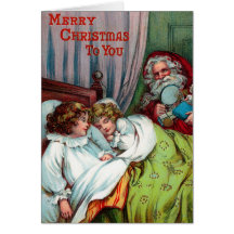 Carte de Noël de Père Noël