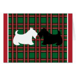 Carte de Noël de Terrier d'écossais