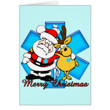 Carte de Noël d'EMT Père Noël