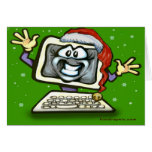 Carte de Noël d'ordinateur