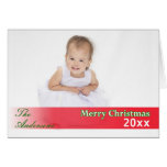 Carte de Noël faite sur commande