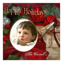Carte de Noël Invitations Personnalisées