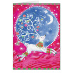 Carte de Noël lunatique