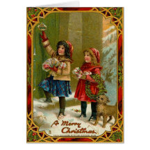 Carte de Noël vintage