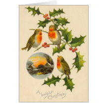 Carte de Noël vintage