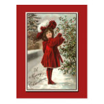 Carte de Noël vintage très renversante Carte Postale