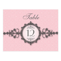 Carte de nombre de Tableau de rose de bande d'art  Cartes Postales