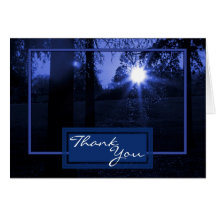 Carte de note assez bleue de Merci de mariage de c