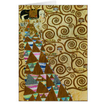 Carte de note d'attente de Gustav Klimt