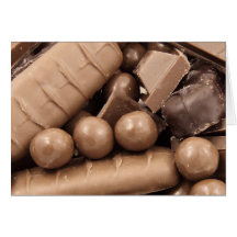 Carte de note de chocolat