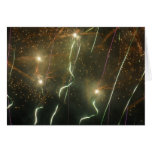 Carte de note de feux d'artifice