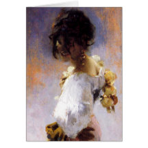 Carte de note de John Singer Sargent Rosina