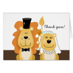 Carte de note de Merci de couples de mariage de li cartes