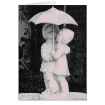 Carte de note de Parapluie