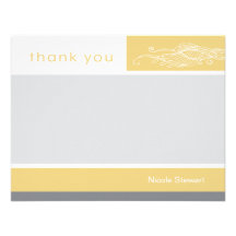 Carte de note faite sur commande de Merci de belle Bristol