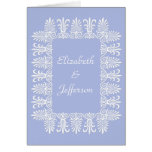 Carte de note personnalisable de Wedgewood Blue1