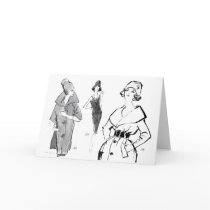Carte de nouvelle année de Hatty cartes