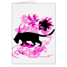 Carte de Pather de jungle (rose)