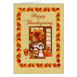 Carte de pèlerin de thanksgiving