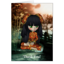 Carte de poupée de Kawaii Chine