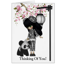 Carte de poupée de Kawaii Chine