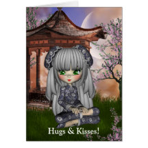 Carte de poupée de Kawaii Chine
