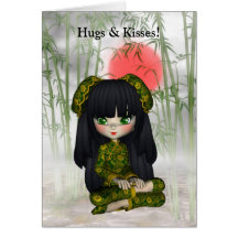 Carte de poupée de Kawaii Chine