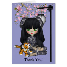 Carte de poupée de Kawaii Chine