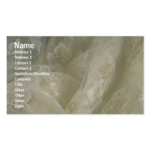 Carte de profil de dentelle cartes de visite personnelles