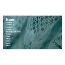 Carte de profil de dentelle modèle de carte de visite