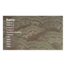 Carte de profil de dentelle modèles de cartes de visite