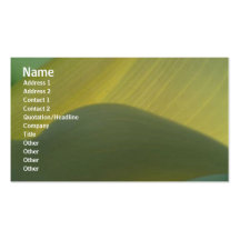 Carte de profil de fleurs cartes de visite professionnelles