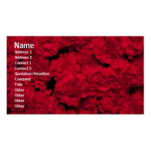 Carte de profil de fleurs cartes de visite personnelles