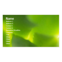 Carte de profil de fleurs cartes de visite personnelles