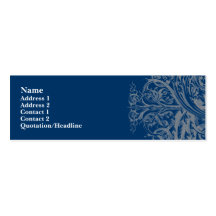 Carte de profil de Flourish Modèles De Cartes De Visite