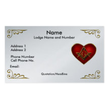 Carte de profil de HeartSCWoodGold Cartes De Visite Personnelles