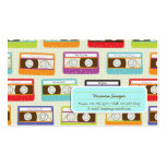 Carte de profil de mélange de Mixtape Cartes De Visite Personnelles