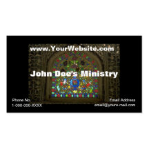 Carte de profil de Windows d'église Carte De Visite