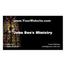 Carte de profil de Windows d'église Cartes De Visite Personnelles